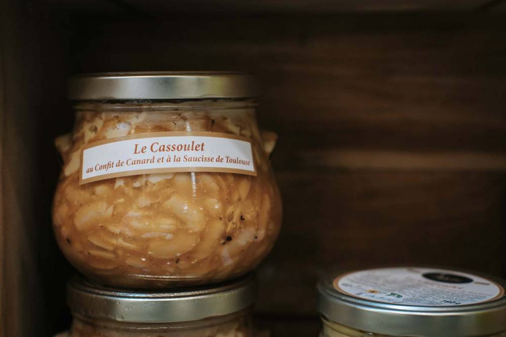 épicerie fine : bocal de cassoulet