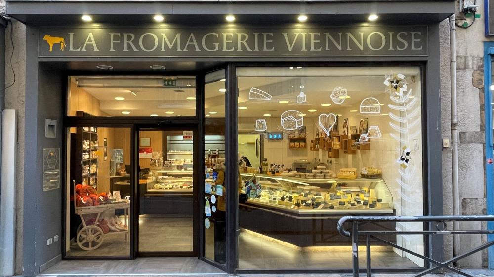 devanture de la fromagerie